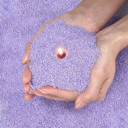 Colorful Granular Pearl Wax DIY Candle Making Materials Sand Painting Wax for Candle Making Handmade for Colour Sand Wax